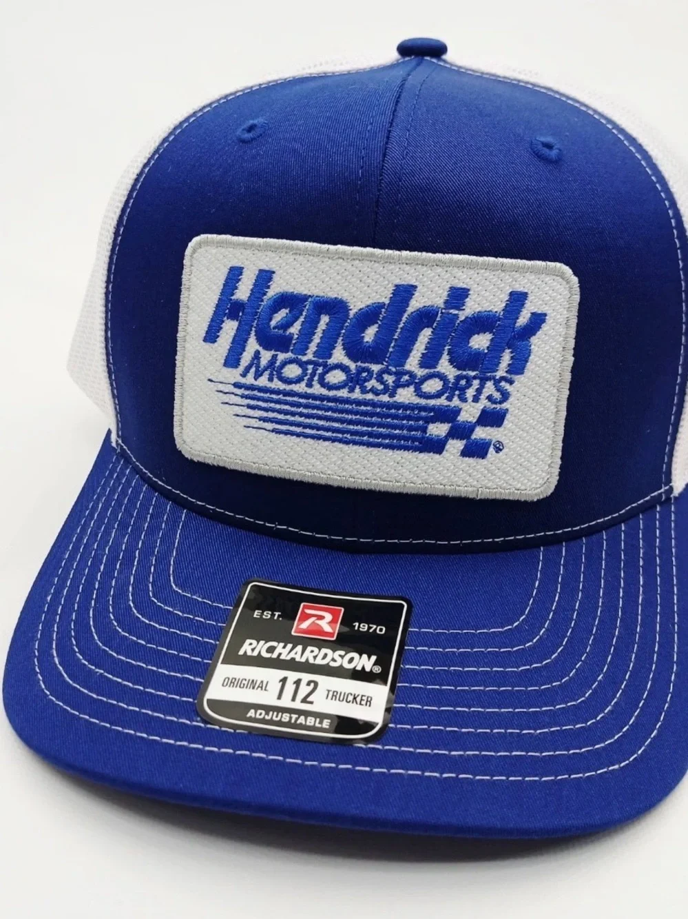 Hendrick Motorsports Embroidered Patch Richardson 112 Hat Cap Blue